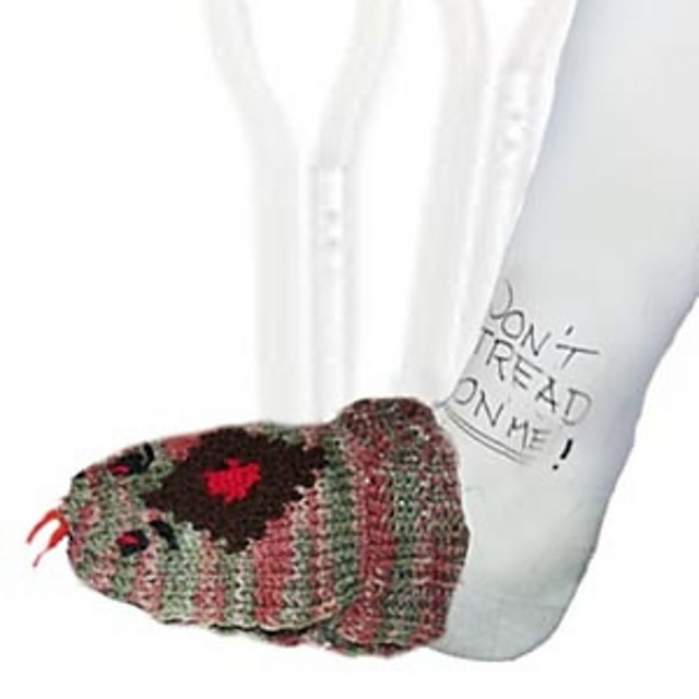 Diamondback Rattlesnake Cast Sock