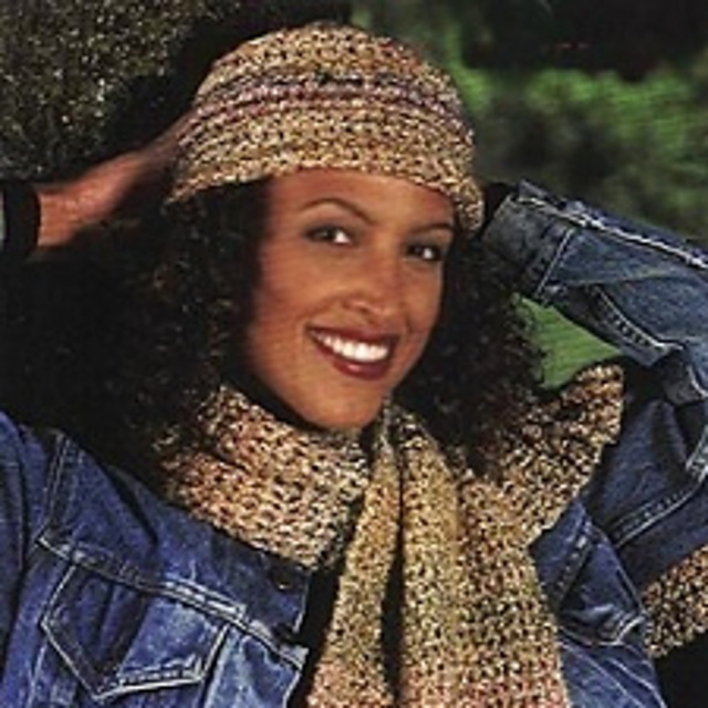 Reverse Single Crochet Hat & Scarf Set (Hat)