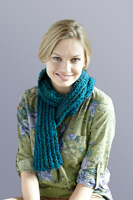 Ribbed Gift Scarf #L30175