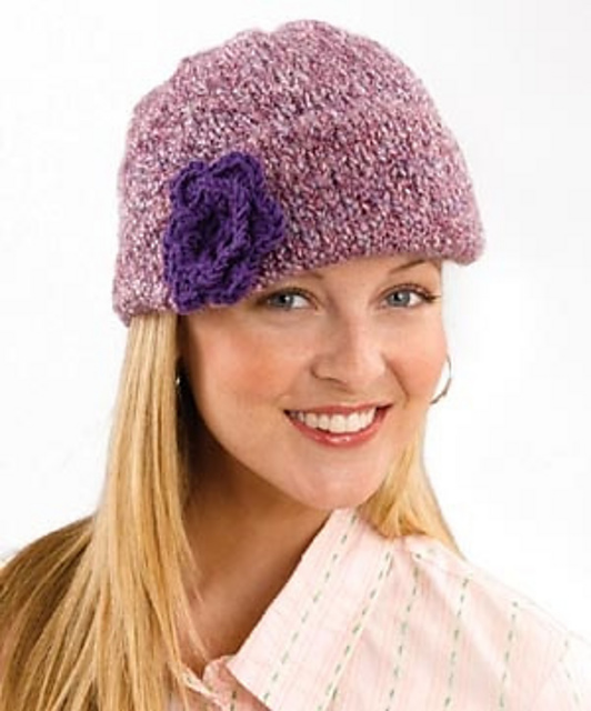 Flower Bedecked Decorated Cap
