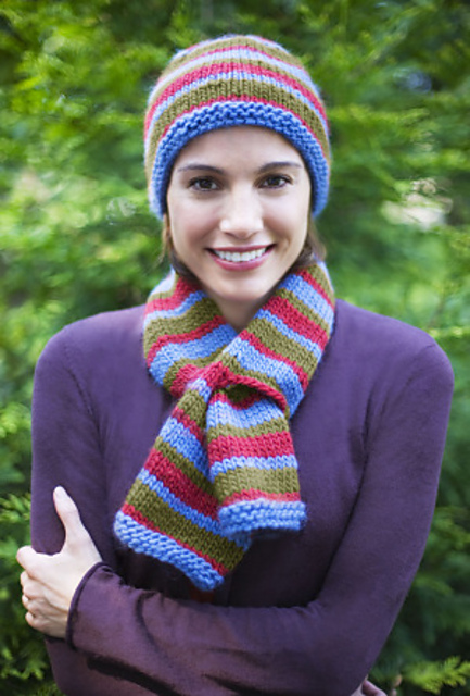 Into the Woods / Midday Hat & Scarf Set (Scarf)