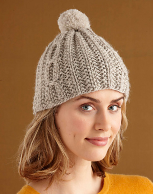 Mistake Stitch Cable Hat