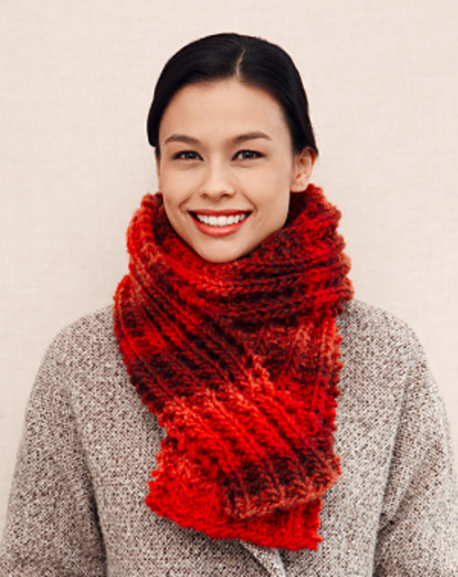 Snuggly Ribbed Scarf