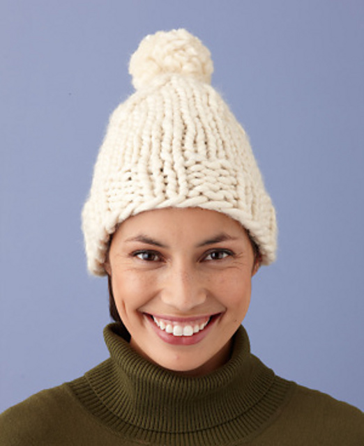 Lofty Pom-Pom Hat