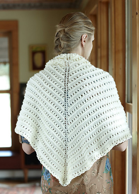 Eyelet Shawl