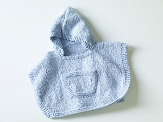 Hooded Baby Poncho #70357AD