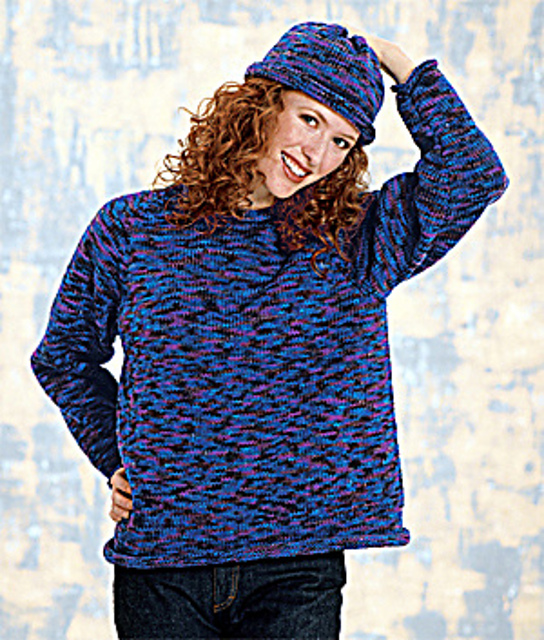 Rolled Sweater & Hat (Sweater)