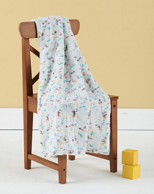 Basketweave Baby Throw #L20012