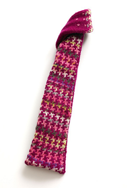 Houndstooth Check Tie