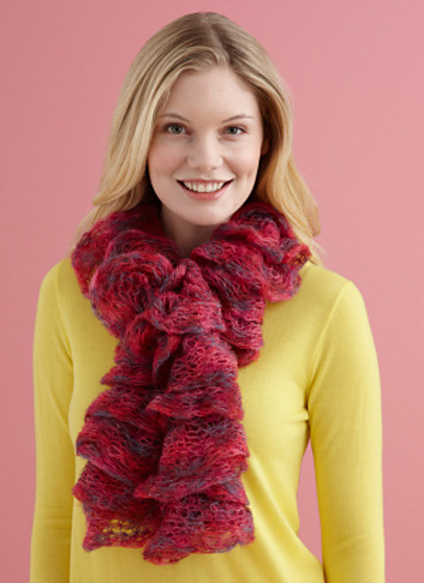 Two Ball Twirly Scarf