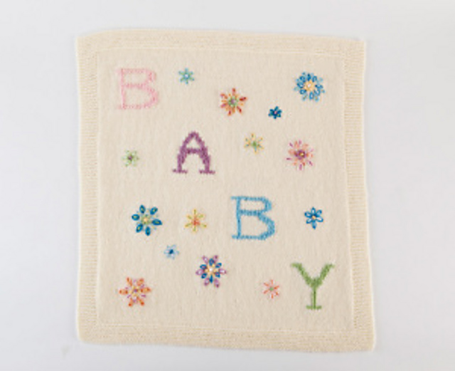 Embroidered Baby Blanket #L20334