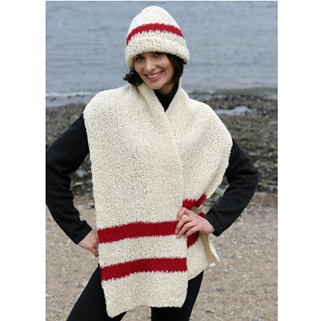 Holiday Berry Scarf and Hat