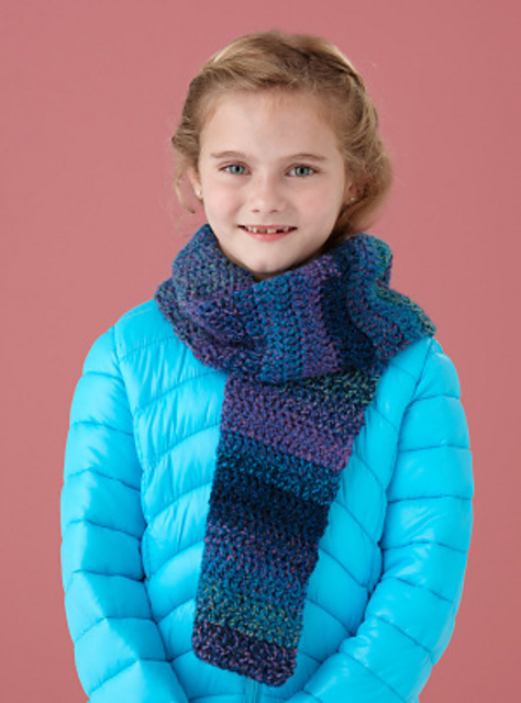 Double Crochet Two Ball Scarf