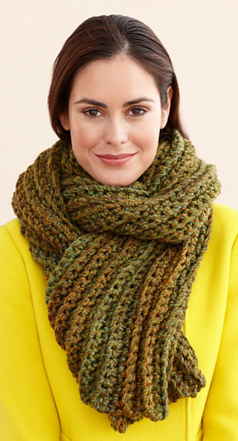 Ridges and Ribs Scarf