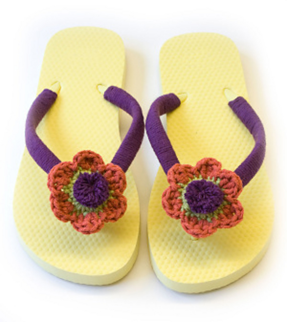 Flower Flip Flops