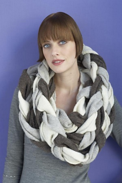 Felted Braided Bristol Scarf