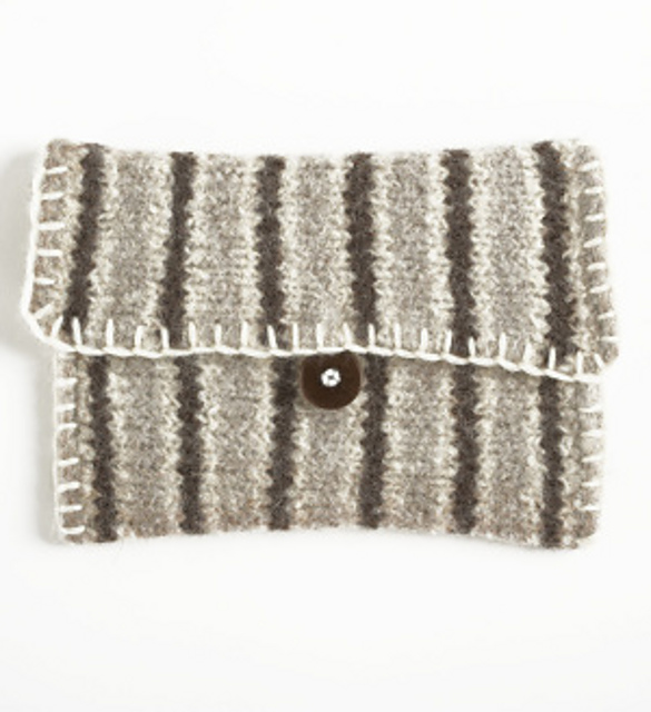 Felted Downtown Clutch