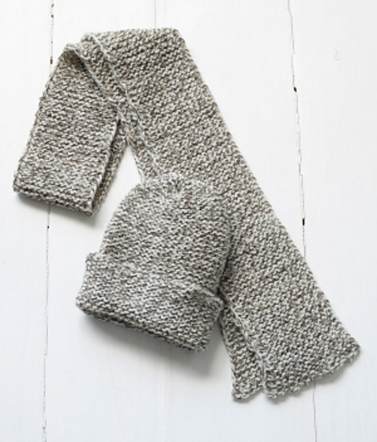 Loom Knit Child's Hat & Scarf (Hat)