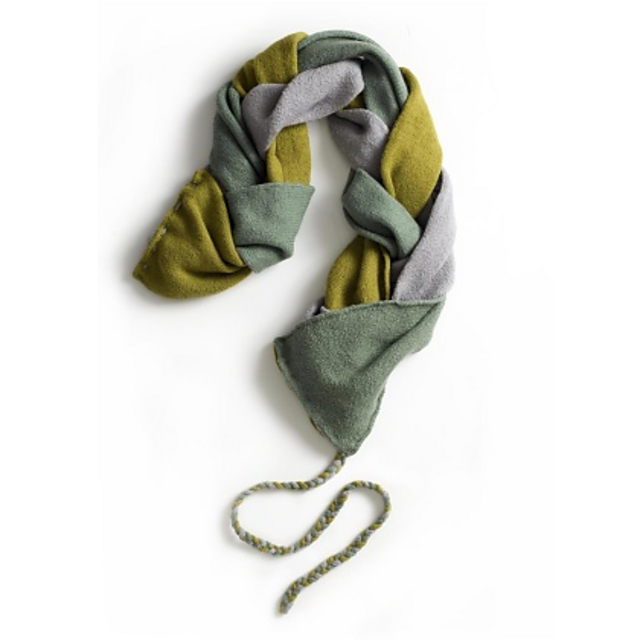 Felted Braided Seascape Scarf
