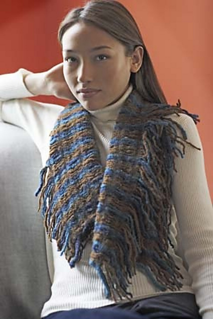 Fringed, Felted Scarf #60662A