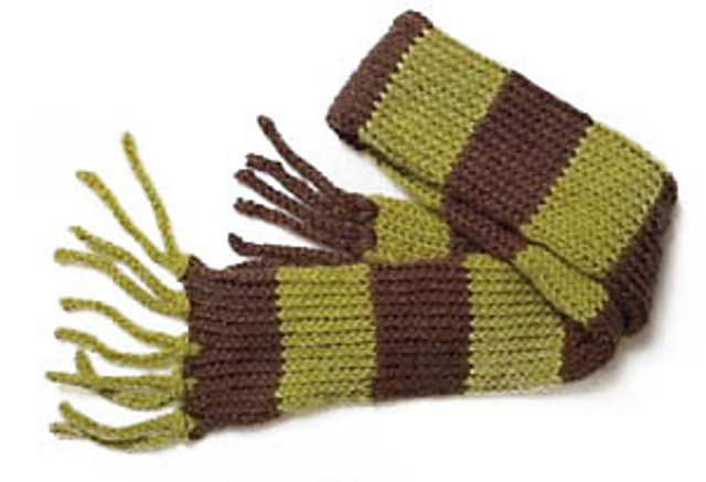 Knifty Knitter Child's Striped Scarf