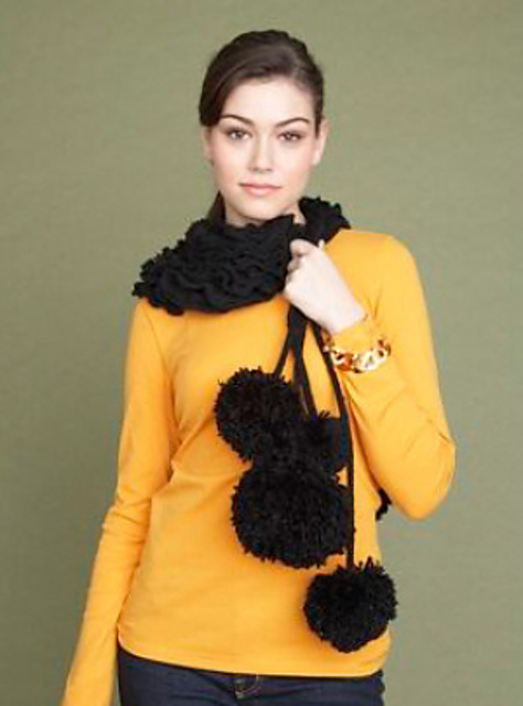 Pom Pom Scarf #60711