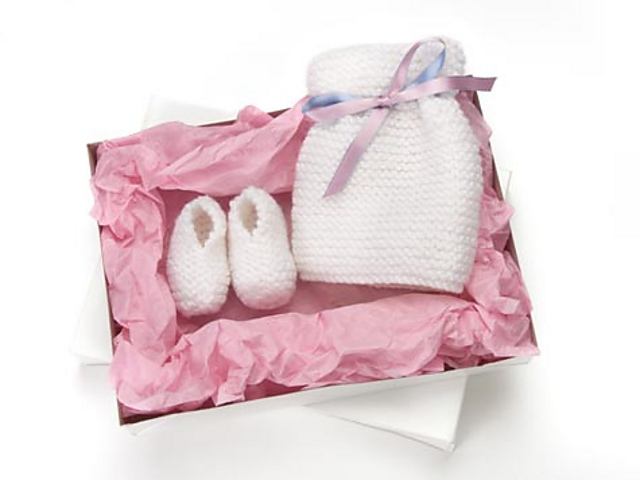 Learn to Knit Baby Booties #L32202