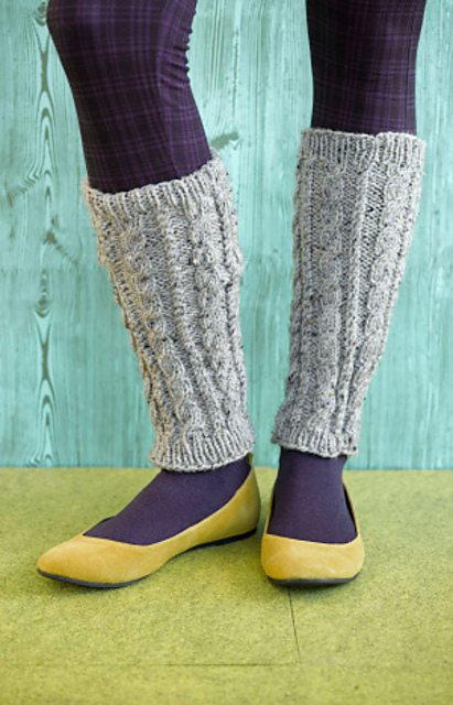 Foyle's Cabled Leg Warmers