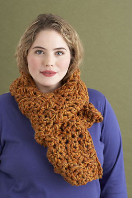 2-1/2 Hour or Less / Easy Tweed Ripple Scarf