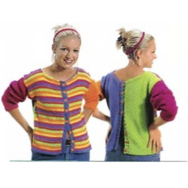 Bright and Breezy Reversible Striped Cardigan