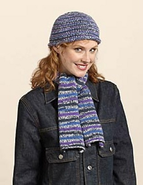 Stocking Stitch Hat & Scarf #30172 (Scarf)