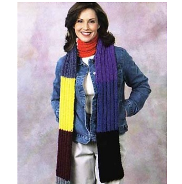 Striped Scarf #20286