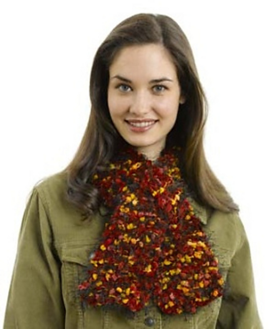 Jungle Print Keyhole Scarf