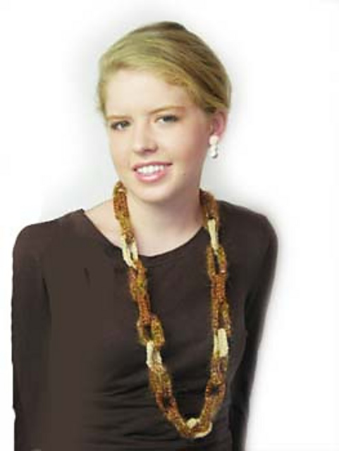 Gold Chain Necklace (crochet)