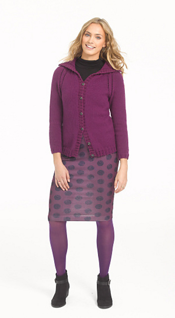 My First Raglan Cardigan Collared Variation