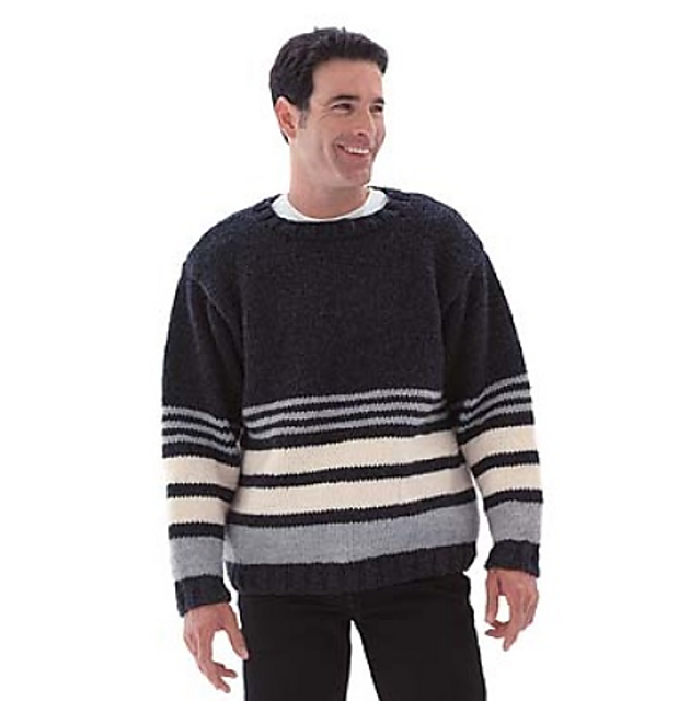 Striped Pullover Sweater