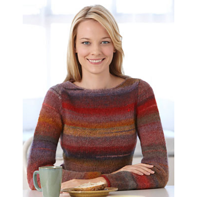 Shapely Stripes Pullover