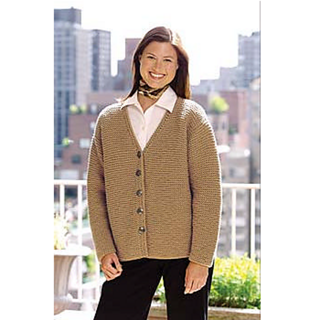 Quick-Knit Classic Cardigan