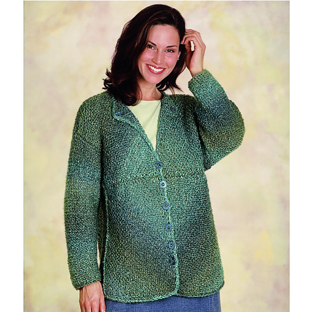 Diagonal Square Cardigan
