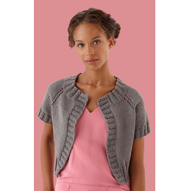 Ravelry: Simple Raglan Cardi pattern by Lion Brand Yarn