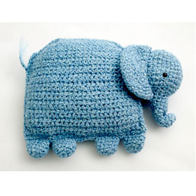 Amigurumi Elephant Pillow