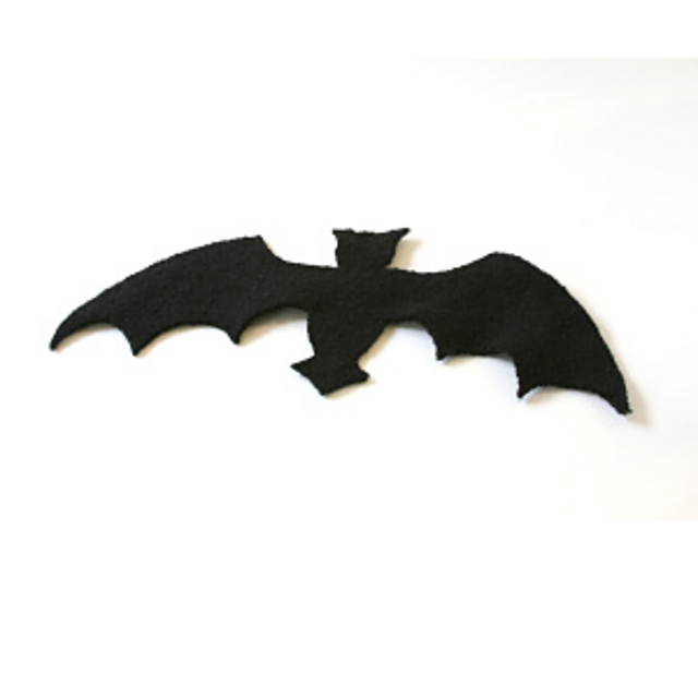 Felted Halloween Bat