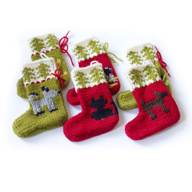 Cat and Dog Holiday Ornaments