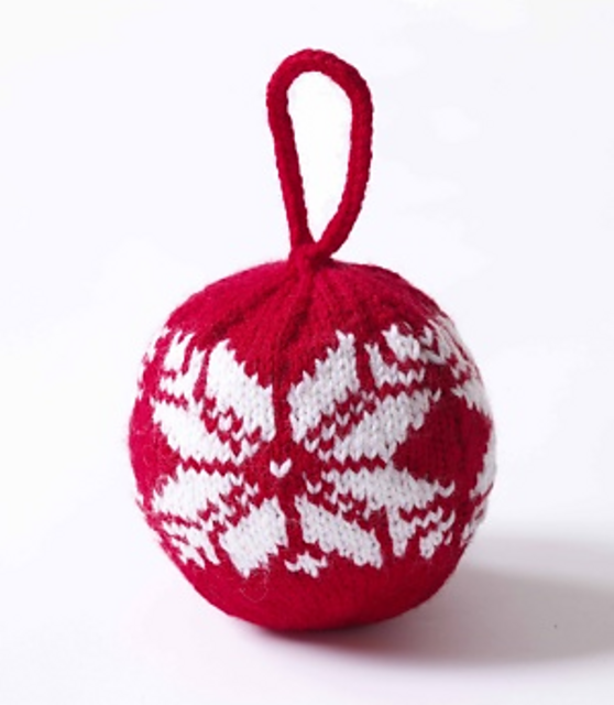 Fair Isle Snowflake Ornament