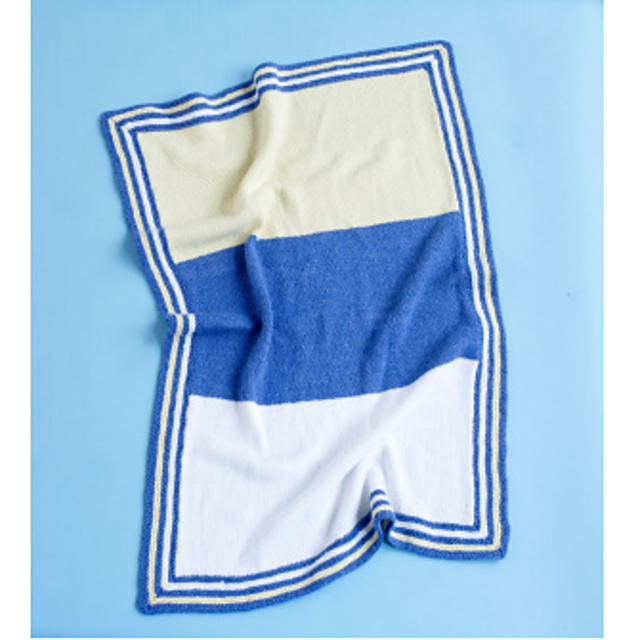 Striped Baby Blanket #20116AD