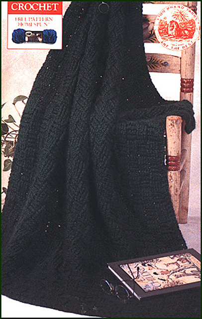 Basketweave Afghan #chs-bafg