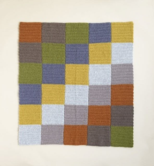 Simple Subtle Squares Afghan