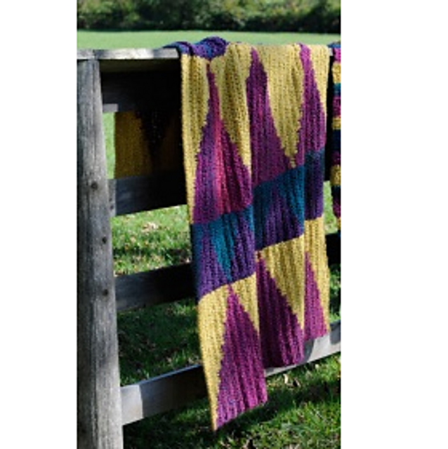 Stripes and Arrows Afghan