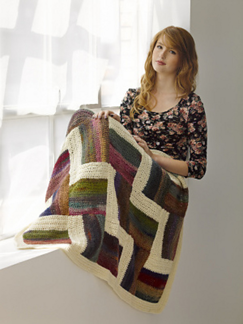 Snow and Sunsets Afghan