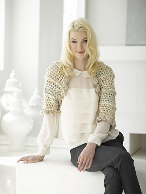 Openwork Shrug (Crochet)